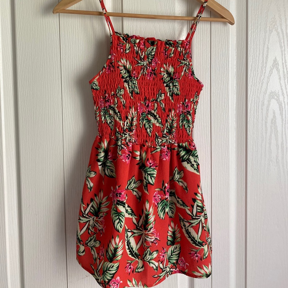 Baby doll floral tang top